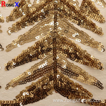 New Design Sequin Stretch Fabric With High Quality